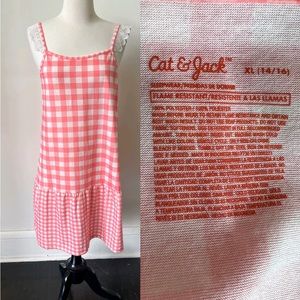 NWOT Cat & Jack Coral XL Girls Dress